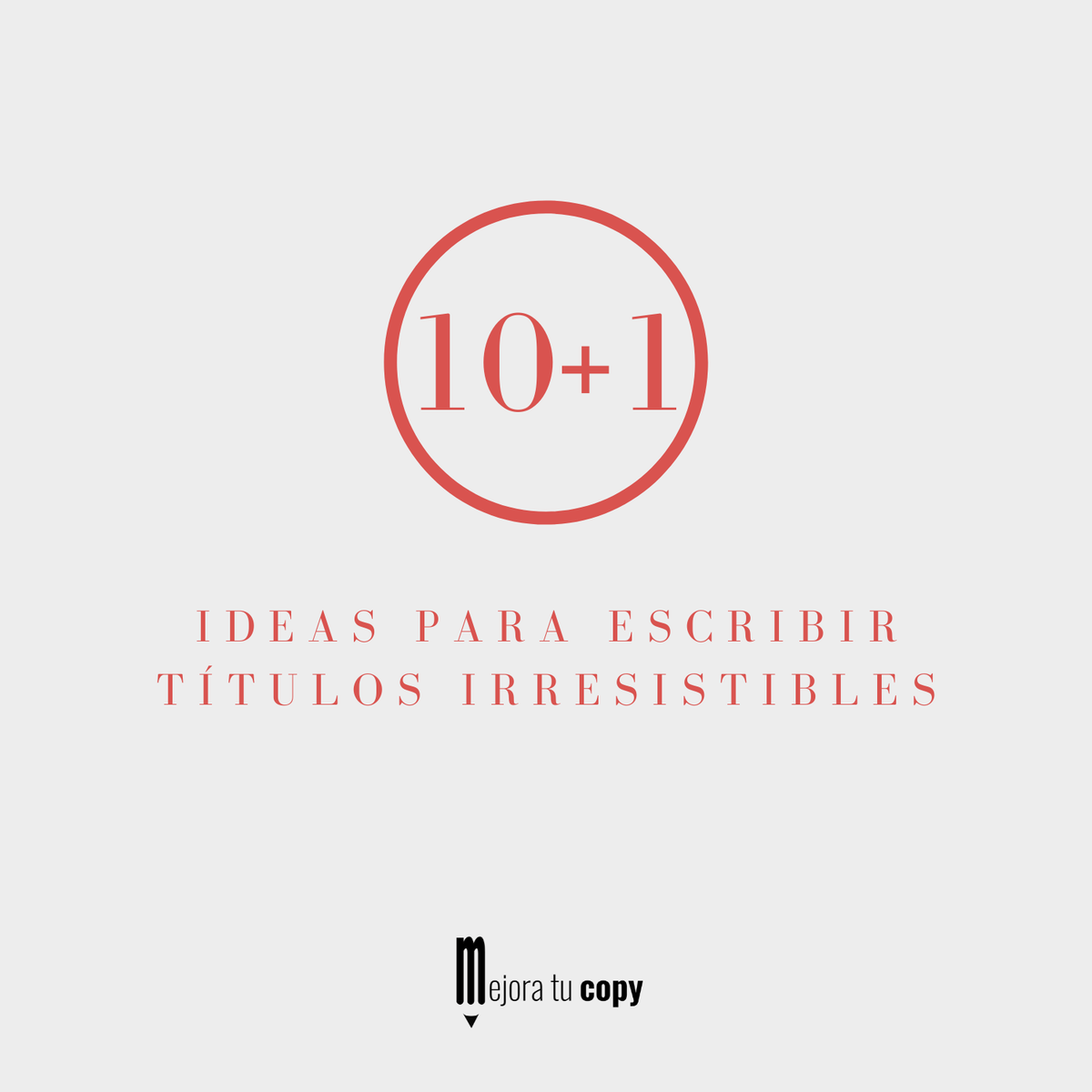 ¿Te encuentras bloqueado a la hora escribir títulos para tus emails?
¿Quieres aumentar el porcentaje de aperturas de tus correos?

buff.ly/2VyDQb3
⠀⠀⠀⠀⠀⠀⠀⠀⠀
#mejoratucopy #titulos #marketingonline #tips #ideas #copywriting #redacción #seo #neuromarketing