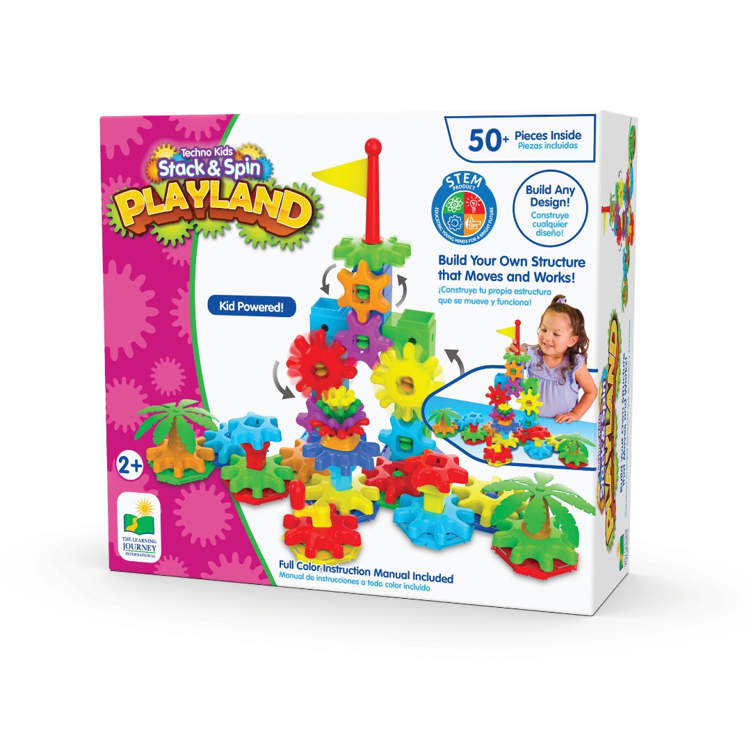 techno kids stack and spin
