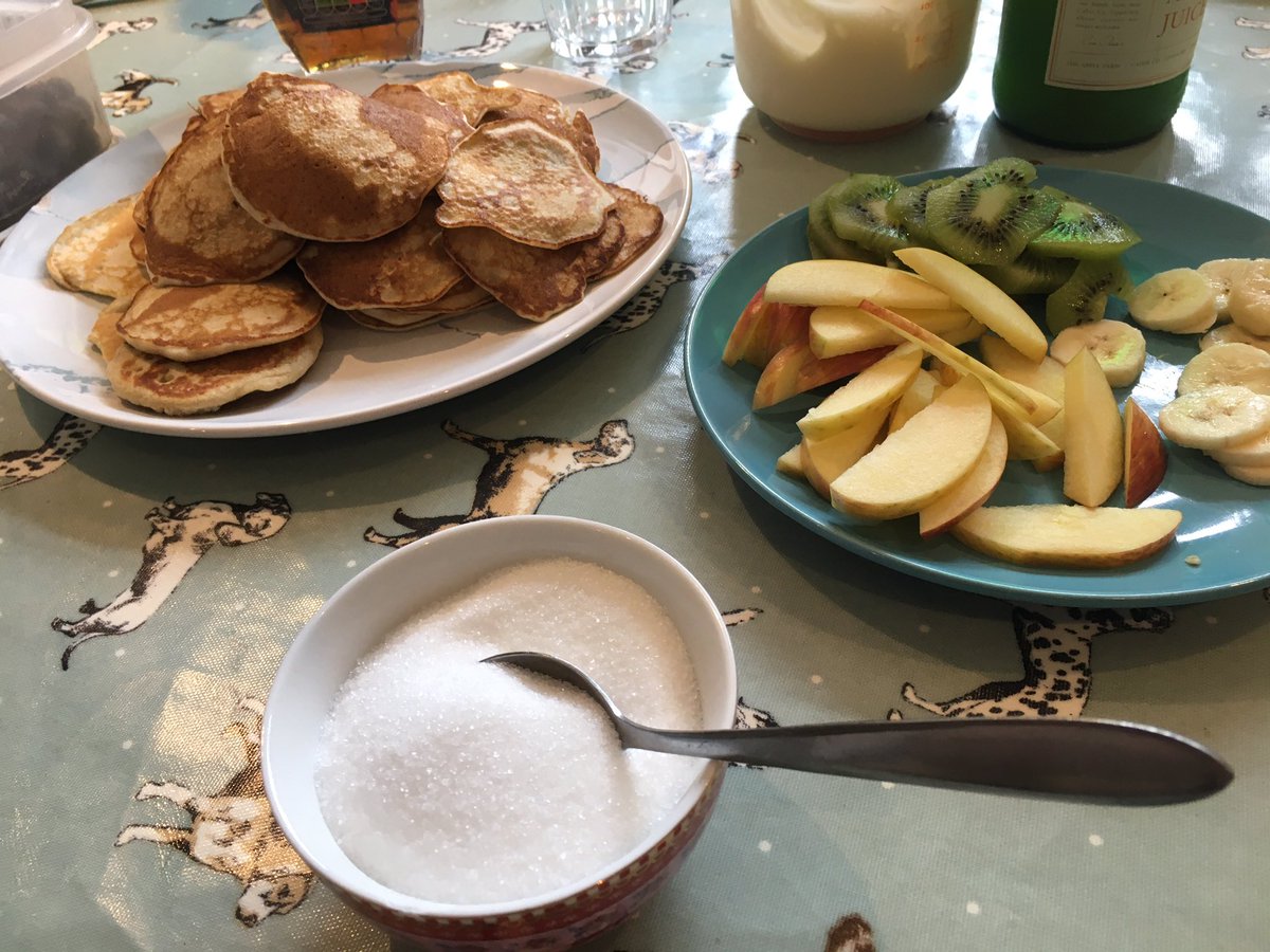 ivanobp's tweet photo. Blinis made and eaten. Rhubarb and ginger jam made. Running out of things to do on #lockdown Saturday https://t.co/cRtkwBzYxK