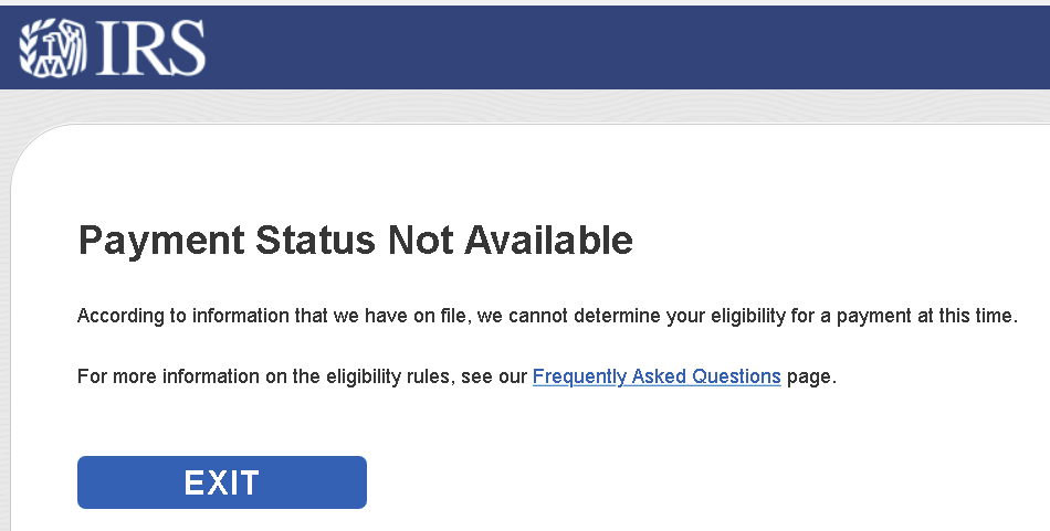 mtm8590's tweet photo. #getmypayment, @IRSnews still doesn't work! Hopefully, eventually, you will allow people who filed 2018 w/no direct deposit and haven't yet filed 2019 to use this website to update their direct deposit info. https://t.co/39nGxvoA00