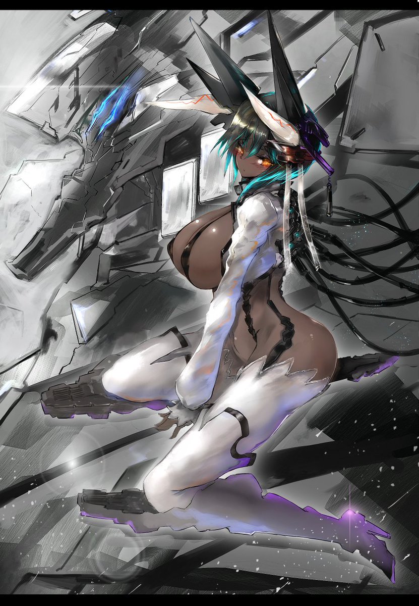 「#新規フォロワーさん向けに過去作を上げてみる
オリジナルでは褐色やメカ描く… 」|Gond🐙お仕事募集中のイラスト