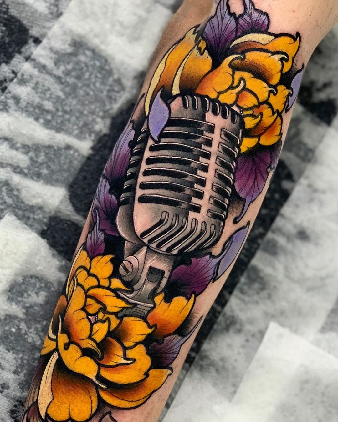 16 Rockabilly Microphone Tattoos  Tattoodo