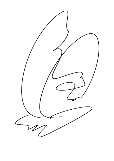 ちろさんと10秒で描いたラフを清書する遊びをしました!!!!!!!!!! 