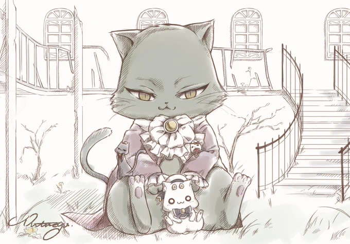 みやのさんからバトンいただきました〜(*'∇`*)
筆は遅いですが主にARIAを描いています☺️✨
もっとたくさんの方にARIAを知ってもらえますように...!!
#ARIAカンパニー
#絵師繋がれ 