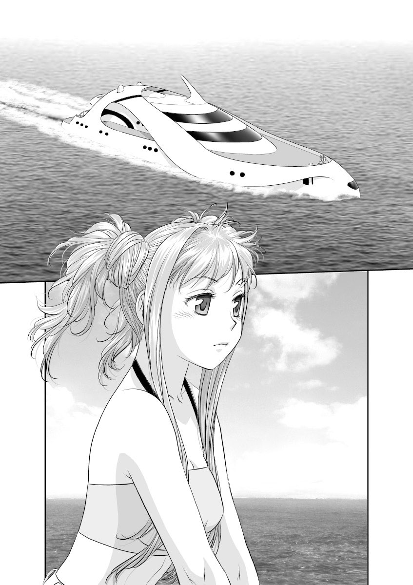 「My doll house」から台詞フキダシ擬音無し絵(一部再掲)…その,25
軍艦の舳先に立つのは"ありす"の母っス 