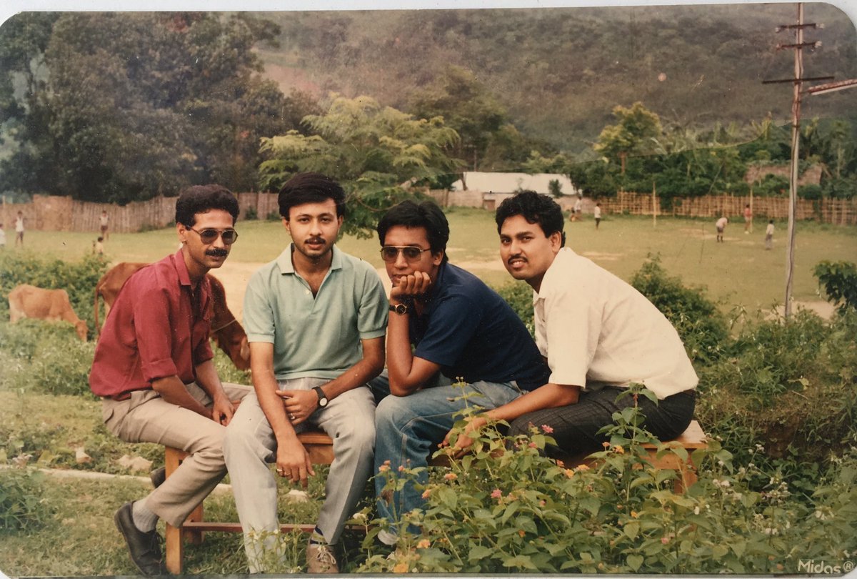 mrinaltalukdar8's tweet photo. Found finally. When we were 16, 21, 27 & 51. Getting old @UtpalBorpujari @rduttachoudhury https://t.co/NyokvwYcwx