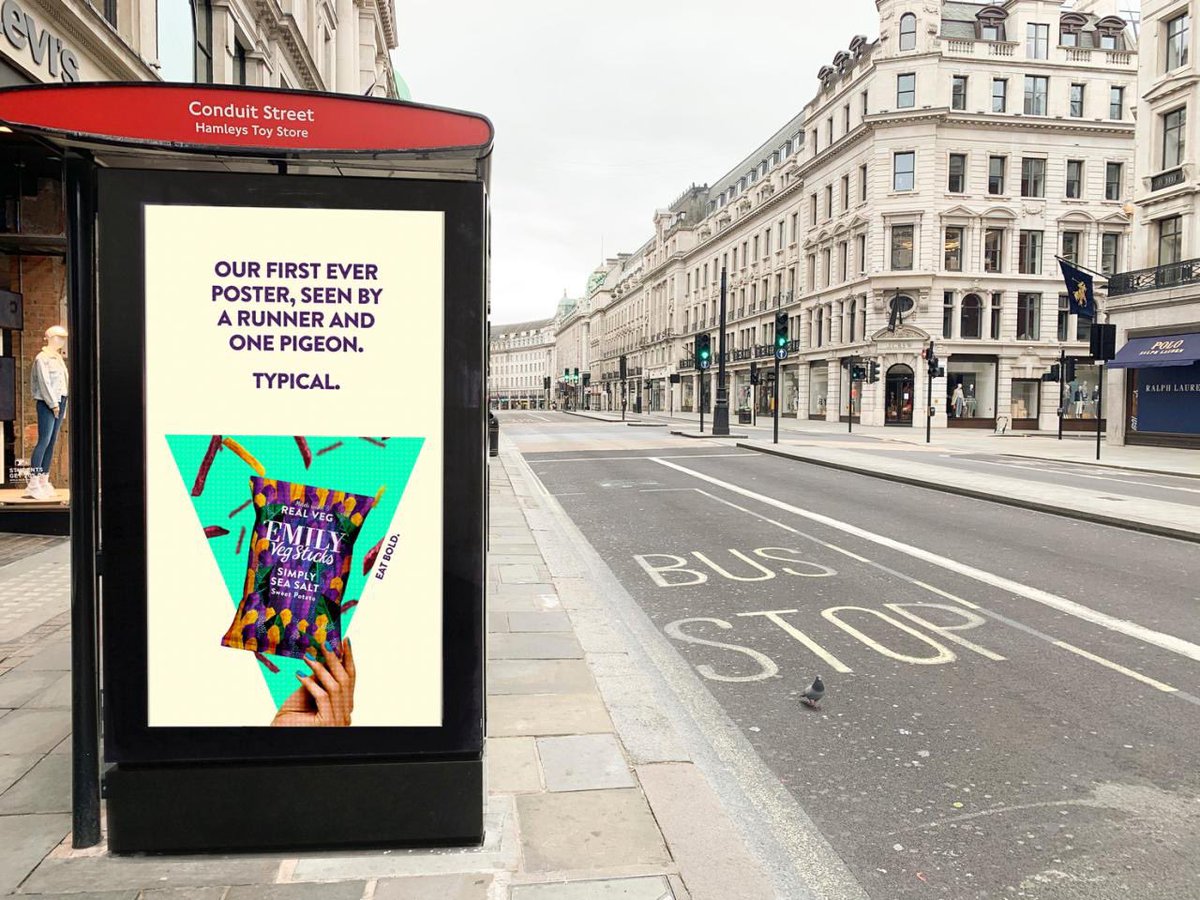 lucywoolfe's tweet photo. Loving these amusing & relevant ads from #snack brand Emily snacks #crunchon https://t.co/zWKNPyOlj9