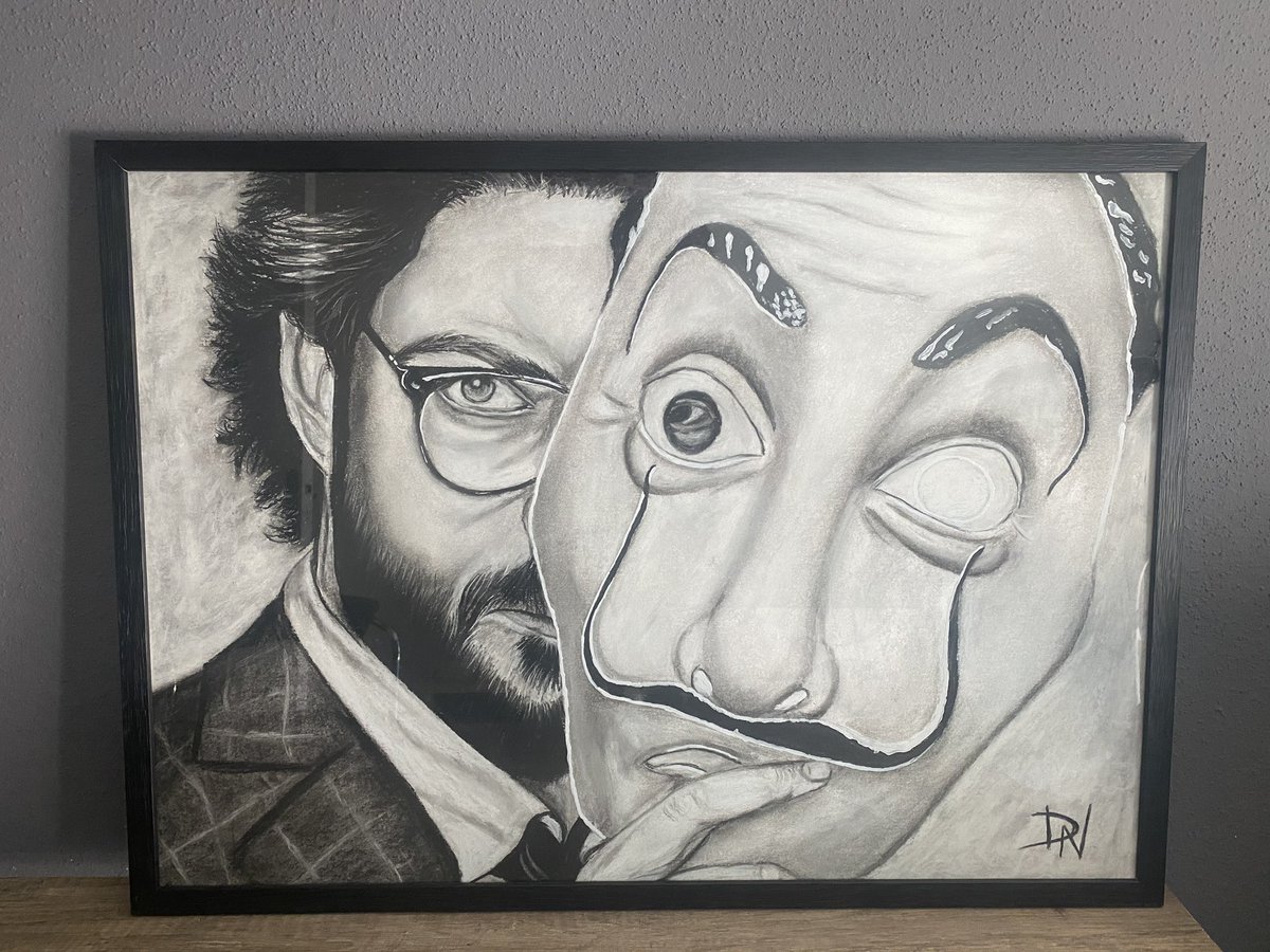 PaDoo_R6's tweet photo. Merci @ard_nicolas pour ce magnifique dessin #CasaDePapel @AlvaroMorte 😍 https://t.co/q2Acgmu6pX