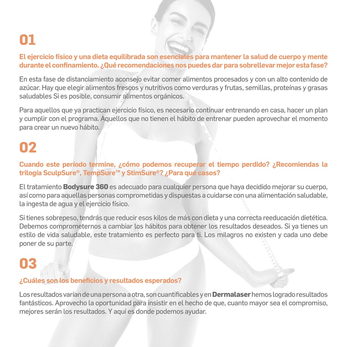 CynosureSpain's tweet photo. La fórmula #BodySure360 combina #TempSure® para #reafirmar la #piel y mejorar la #celulitis, #SculpSure® para acabar con la #GrasaRebelde y #Stimsure® para la estimulación y #TonificaciónMuscular Un trío infalible para lograr un #Cuerpo10 🍏👟👙⛱ @DermaLaserC https://t.co/z2pwqkkI1L