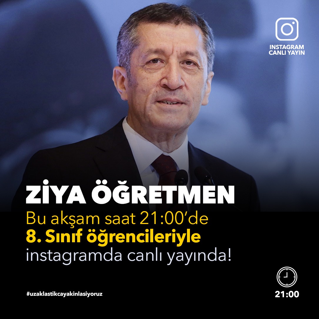 Sevgili velilerimiz; bu akşam sekizinci sınıf öğrencilerimizle biraz sohbet edelim isterim. Çocuklarla birlikte sizleri de bekliyorum. Sorularınız varsa buradan yazarsanız eğer, akşam vaktimiz elverdiğince cevaplayacağım. Güzel bir cumartesi dilerim tüm aileye...