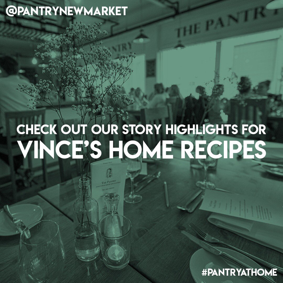Keep an eye out on our Instagram stories or check our story highlights for Vince’s Home recipes 🥘 👨‍🍳 #ThePantry #HomeCooking #Recipes #Cooking