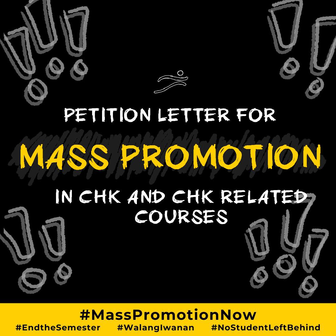 [CHK PETITION FOR MASS PROMOTION]

Link to post here: bit.ly/CHKMassPassFB
Read the full petition here: bit.ly/MassPassCHKPet…
Sign the petition here: bit.ly/MassPassCHK