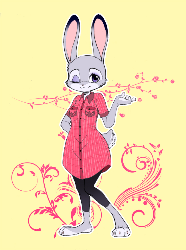 Twoucan ジュディ ホップス春のデート服 の注目ツイート イラスト マンガ