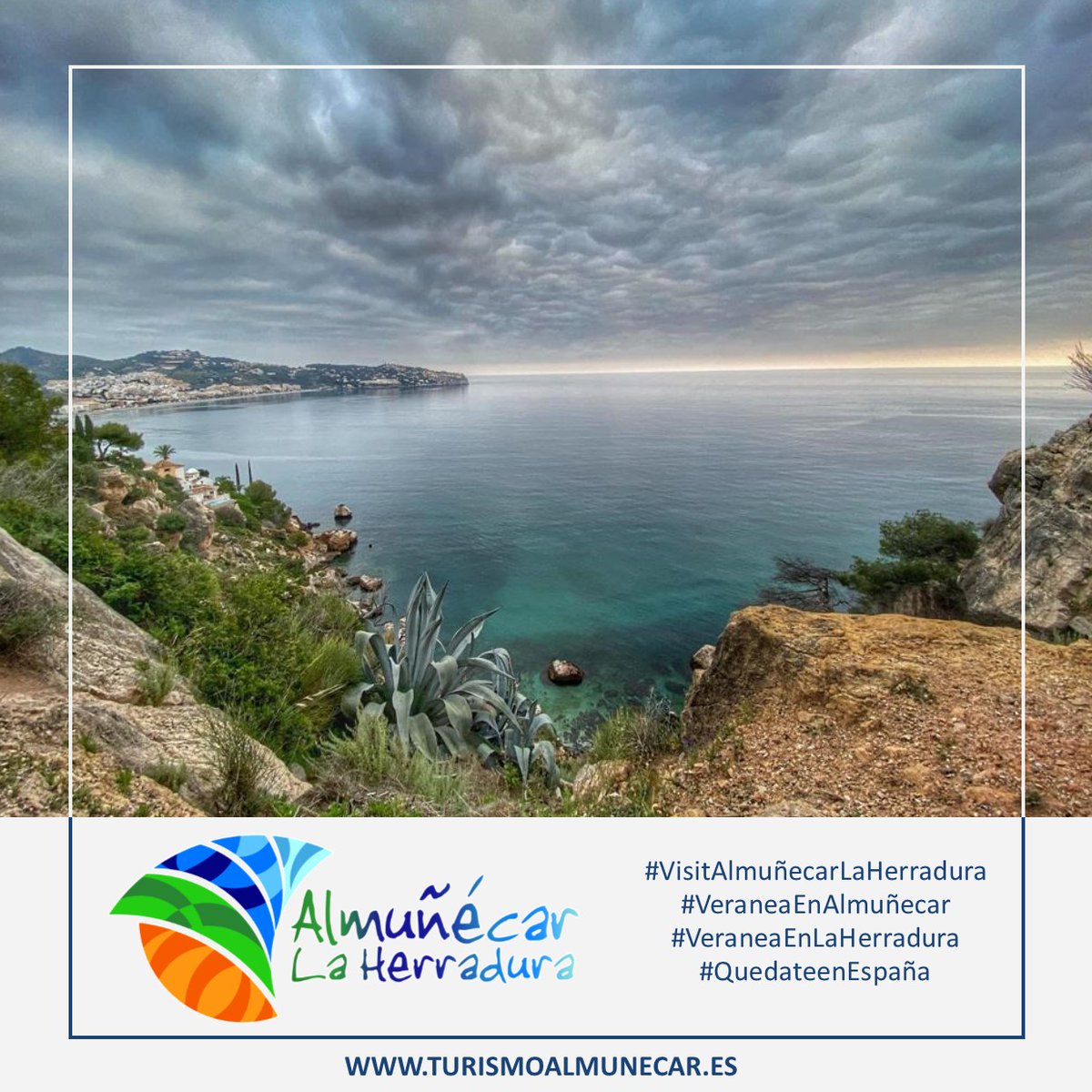 VisitAlmunecar's tweet photo. ➡️Aunque esté nublado estos días🌥, pronto saldrá el sol ☀️#TodoSaldraBien🌈🏘️
#veraneaenLaHerradura #VeraneaenAlmuñecar #VisitAlmunecarLaHerradura #QuedateenEspaña #SalvemoselTurismo #NoCancelesModifica https://t.co/42ytw0qZzW