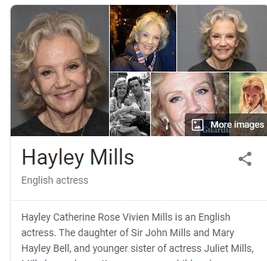 Happy birthday Hayley Mills!!! 