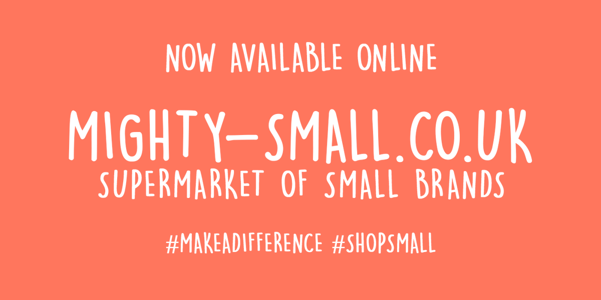 SupergoodBakery's tweet photo. We couldnโt be prouder to be available now on Mighty Small, the new online supermarket championing small brands. https://t.co/KOLUw6ejT9 #shopsmall #makeadifference #mightysmall https://t.co/Kg0IoST1P6
