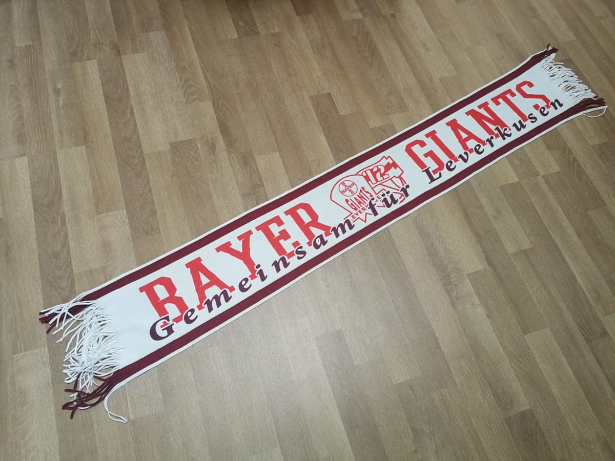 NK12eV's tweet photo. Schal-Auktion für die @BayerGiantsLev! Ab sofort bis morgen, 19:04 Uhr, können NK12 Mitglieder 20 von 30 produzierten Schals ersteigern. Der Erlös wird von uns an die Giants gespendet.
https://t.co/Ctp8gjsoSc https://t.co/Li7sKrCD5h