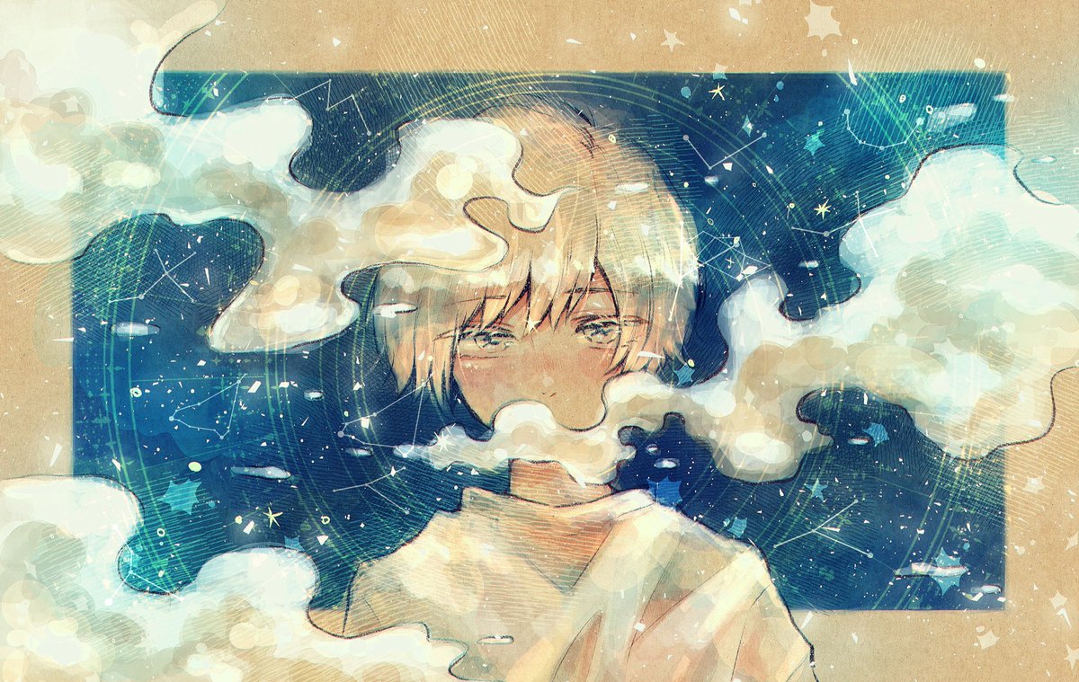 オリジナル 創作 イラスト 男の子 デジタル 青 宇宙 落 あおたま 11 24 神戸阪急のイラスト オリジナル 創作 イラスト 男の子 デジタル 青 宇宙 落 あおたま 11 24 神戸阪急のイラスト