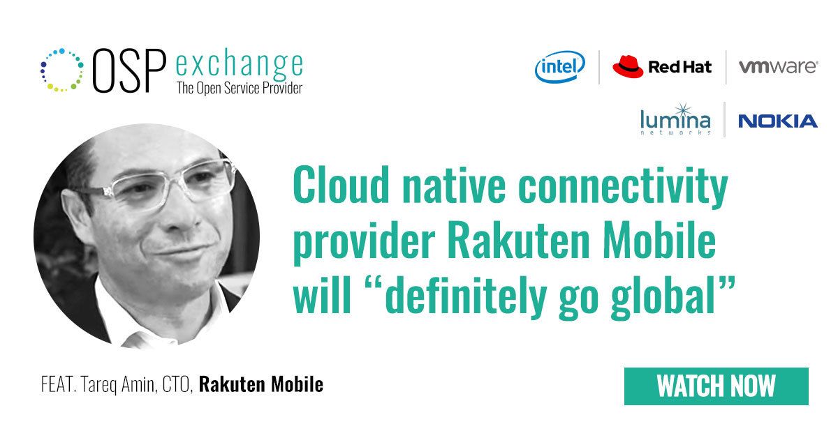 TelecomTV's tweet photo. The objective is to move into a completely containerized, microservices orientated architecture by 2021 - Watch Rakuten CTO Tareq Amin on: https://t.co/SBx5WPdqQ5 #OSPChannel #Virtualisation #Automation #AI https://t.co/nWbin2vEN9