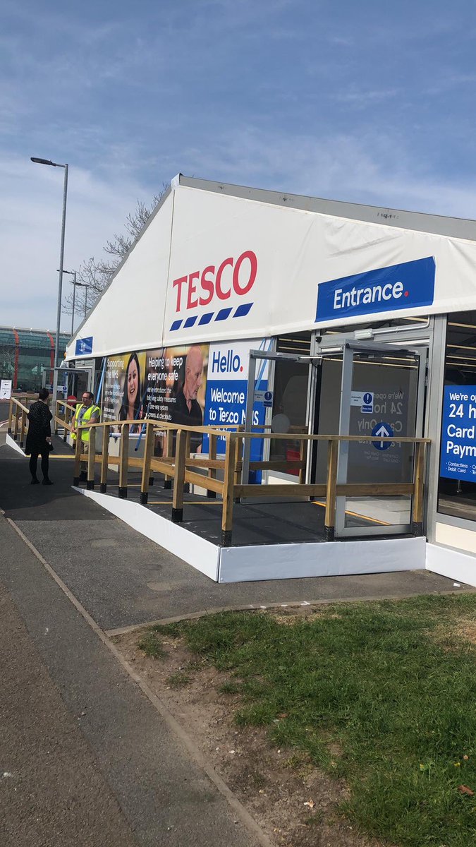 marcusbagley4's tweet image. Proud to be a part of getting the tesco NEC nightingale shop up and running, great team effort from all involved #ThankYouNHS