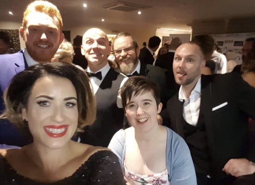 JCIDerry's tweet image. On her first anniversary today, we remember fondly better times with Lyra McKee and John Loughton at the Nutts Ball a few years back. Although we only met her on a few occasions, she made such an impression on everyone and will be very sorely missed #BeBetter #ThePowerOfUs