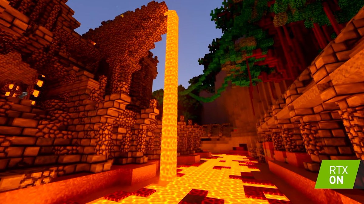 MCPEMojangInfo's tweet photo. #MinecraftRTX | Minecraft RTX 1.15.08 is now available on Windows 10 Edition! (Apologies for the late announcement.) | Minecraft RTX features revolutionary graphics to improve your Minecraft experience, currently accessible in Windows 10 BETA. https://t.co/8MIjNwYqtt