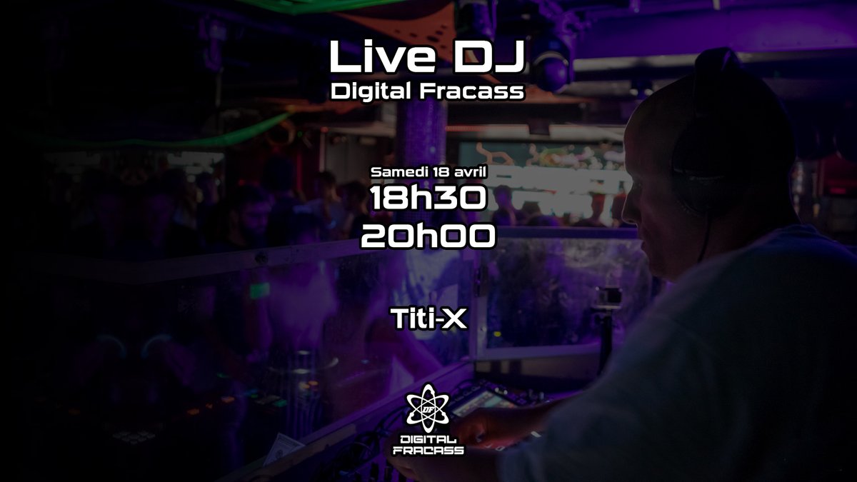 digitalfracass's tweet photo. For the #weekend #live #djset, tonight #video #stream will be hosted by #TitiX 💃🕺 Passionate about #psytrance, his mix at the #DT07 send you very far away 🚀🔊 See you at 06:30PM CEST on https://t.co/3rtnK3rrDJ 🎥🍹#quarantine #stayathome https://t.co/pZ5wz4aljx