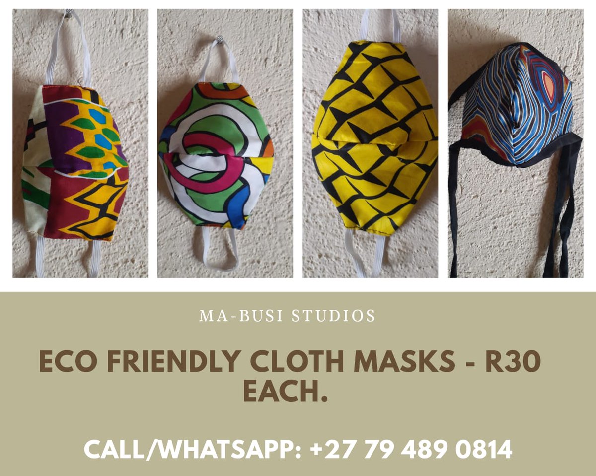 Mabuuu6's tweet photo. Call for your cloth face mask 0794890814
R30 each https://t.co/w138rVDWPR