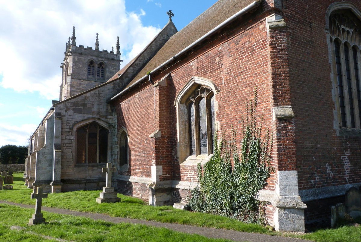 And here's some of Bardney church under the great Abbey with its very interesting medieval brick chancel (with odd 1930s interior) for good measure