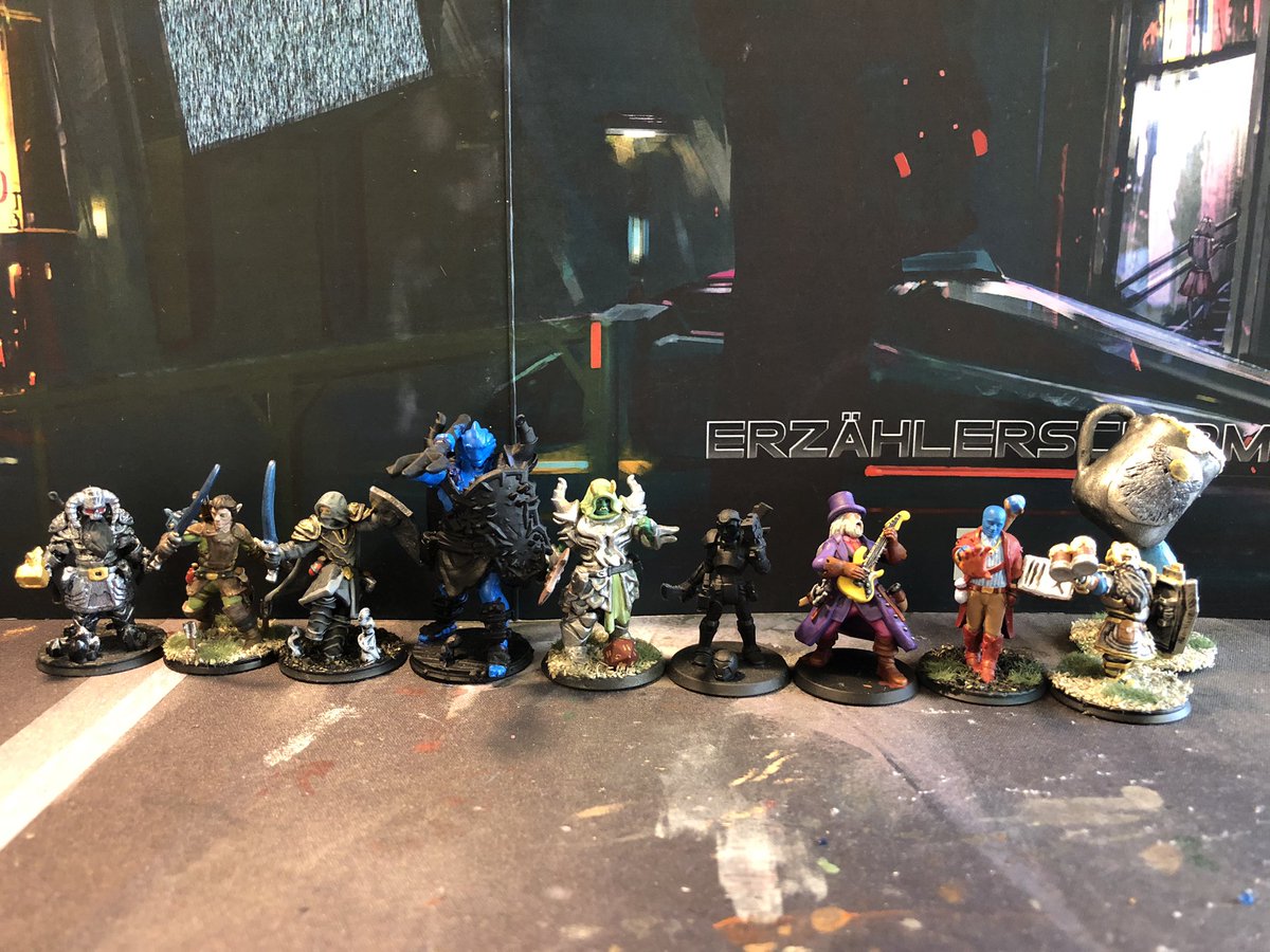 SupperWorm's tweet image. All my pnp characters I used in multiple sessions&amp;lt;3 #DnD #DnDcharacter