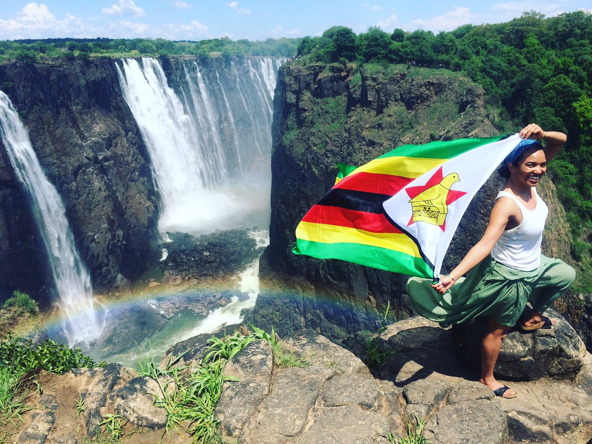 Happy 40th Independence Day Zimbabwe. The struggle continues, but #thisflag will always make me proud #zimbabweat40 #zimbabwe Somewhere over the rainbow 🌈 we’ll find our way #home A luta continua 🇿🇼💕
