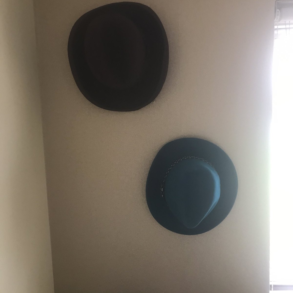 NilvedS's tweet photo. Heβs only gone & made a #Hat Wall π© #storagesolutions!!
#whatdidyoudoinlockdown
#sociallyisolating #hatobsessed #hatwall https://t.co/y0jZ1qw8rQ