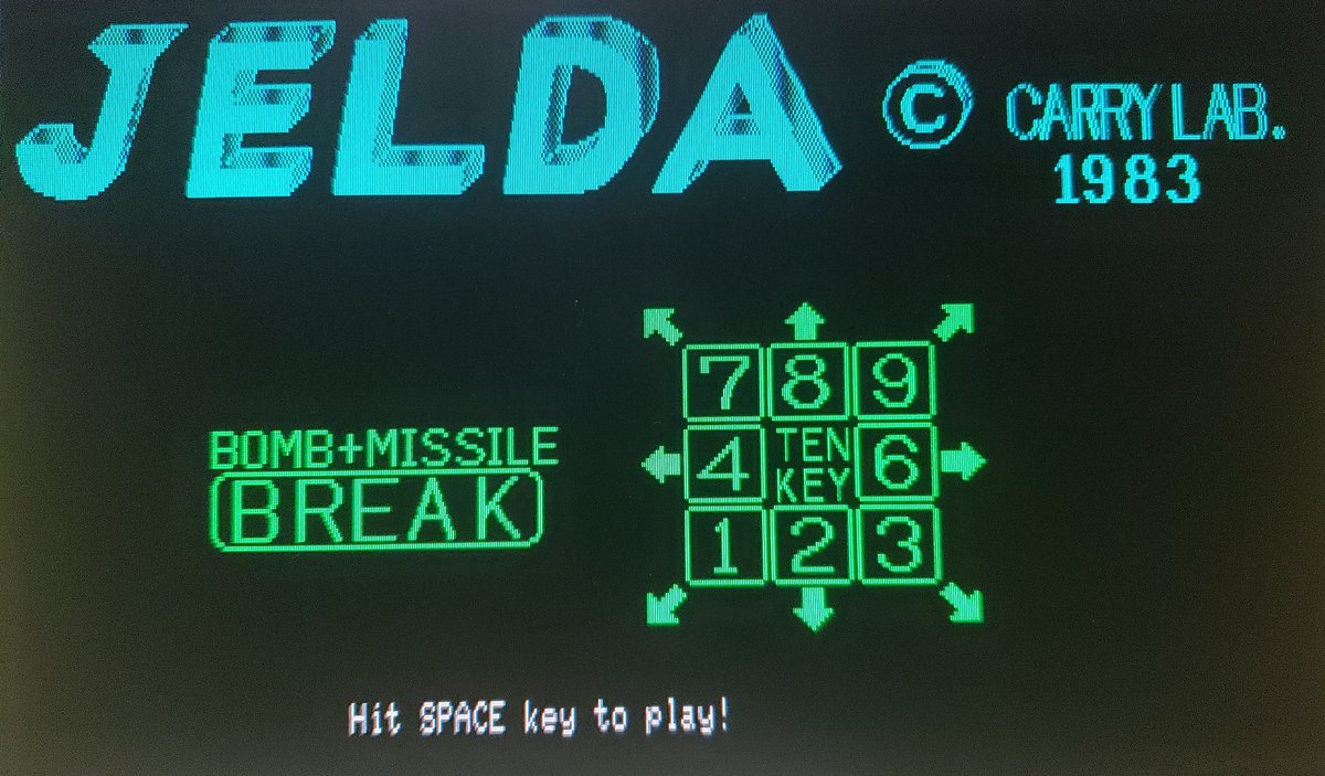 danna1213's tweet photo. FM-7 版 3Dゼビウスで遊ぶ🎵
やっぱりワイヤーフレーム最高😃⤴️⤴️
(*≧∀≦*)
#JELDA
#キャリーラボ https://t.co/rW6uYndenZ