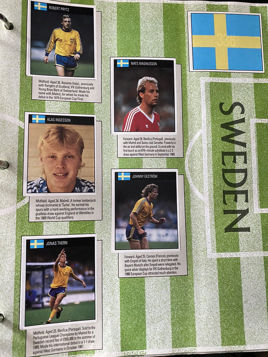 Sweden but it’s all about Anders Limpar really, that trackie top is a series of fire emojis isn’t it
