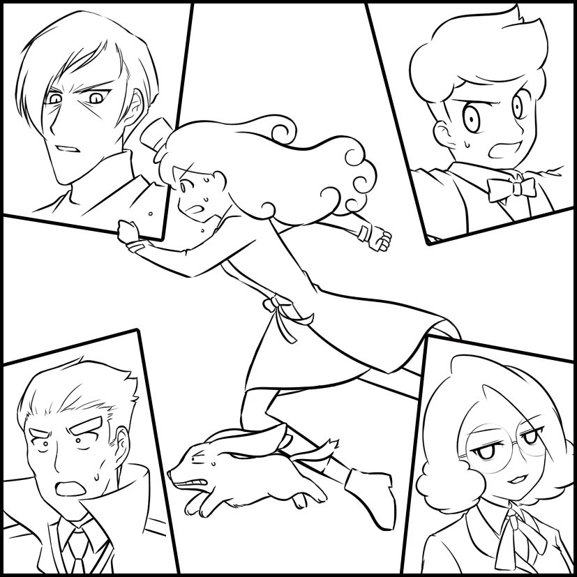 8권 마지막 이야기
8권은 원작 에피소드를 정말 재미있게 봤어요. 책에서는 긴박하게 쫓기는 느낌을 더 몰입감 있게 전달하는 것에 중점을 뒀습니다. 개인적으로도 정말 재미있는 작업이었고, 팬 분들께도 자신 있게 추천합니다!