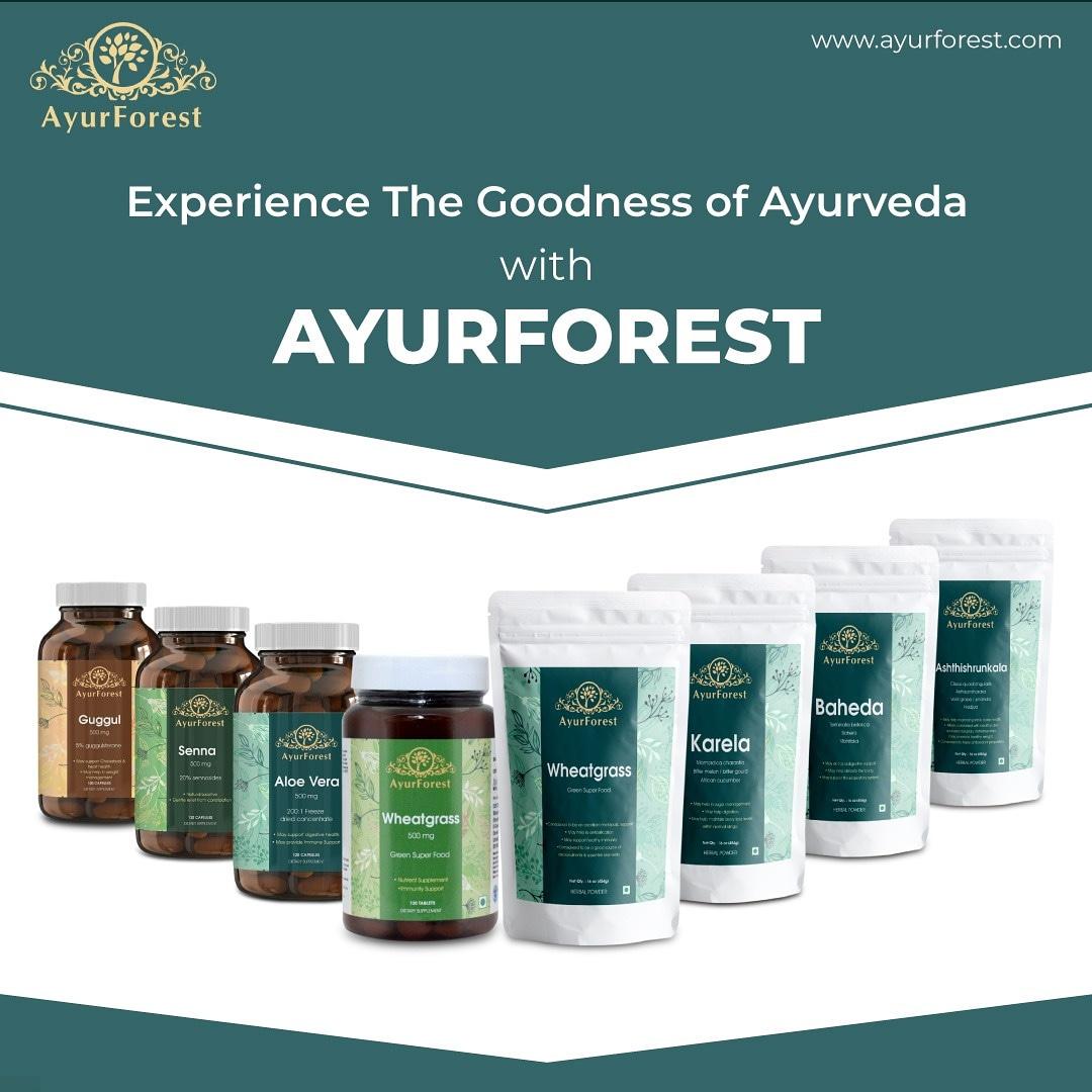 Ayur_Forest's tweet photo. #Ayurveda is a way of good life. Experience that with #Ayurforest top quality #Ayurvedic #supplements and enhance your body, mind &amp; soul. 

To explore visit: https://t.co/JUyjMpPqaM

#AloeVera #Wheatgrass #senna #Digestion #Immunity #Health #Remedies #Ayurveda #amazon #USA https://t.co/eZ64P0GERt