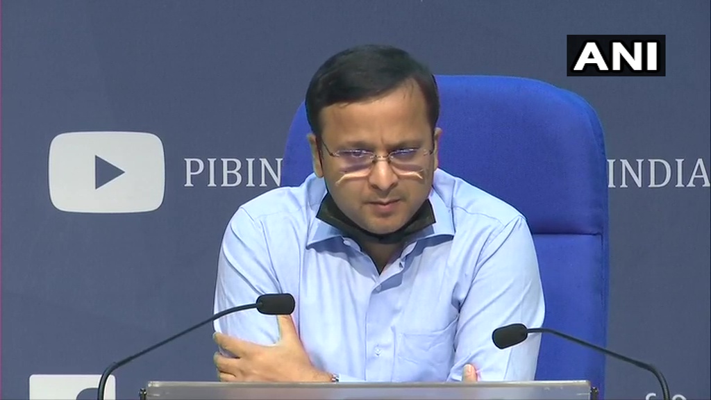 ANI's tweet image. Mortality rate in our country is around 3.3%. An age-wise analysis will tell you that 14.4% death has been reported in age group of 0-45 yrs. Between 45-60 yrs it is 10.3%, between 60-75 yrs it is 33.1% &amp;amp; for 75 yrs and above it is 42.2%: Lav Aggarwal, Joint Secy, Health Ministry