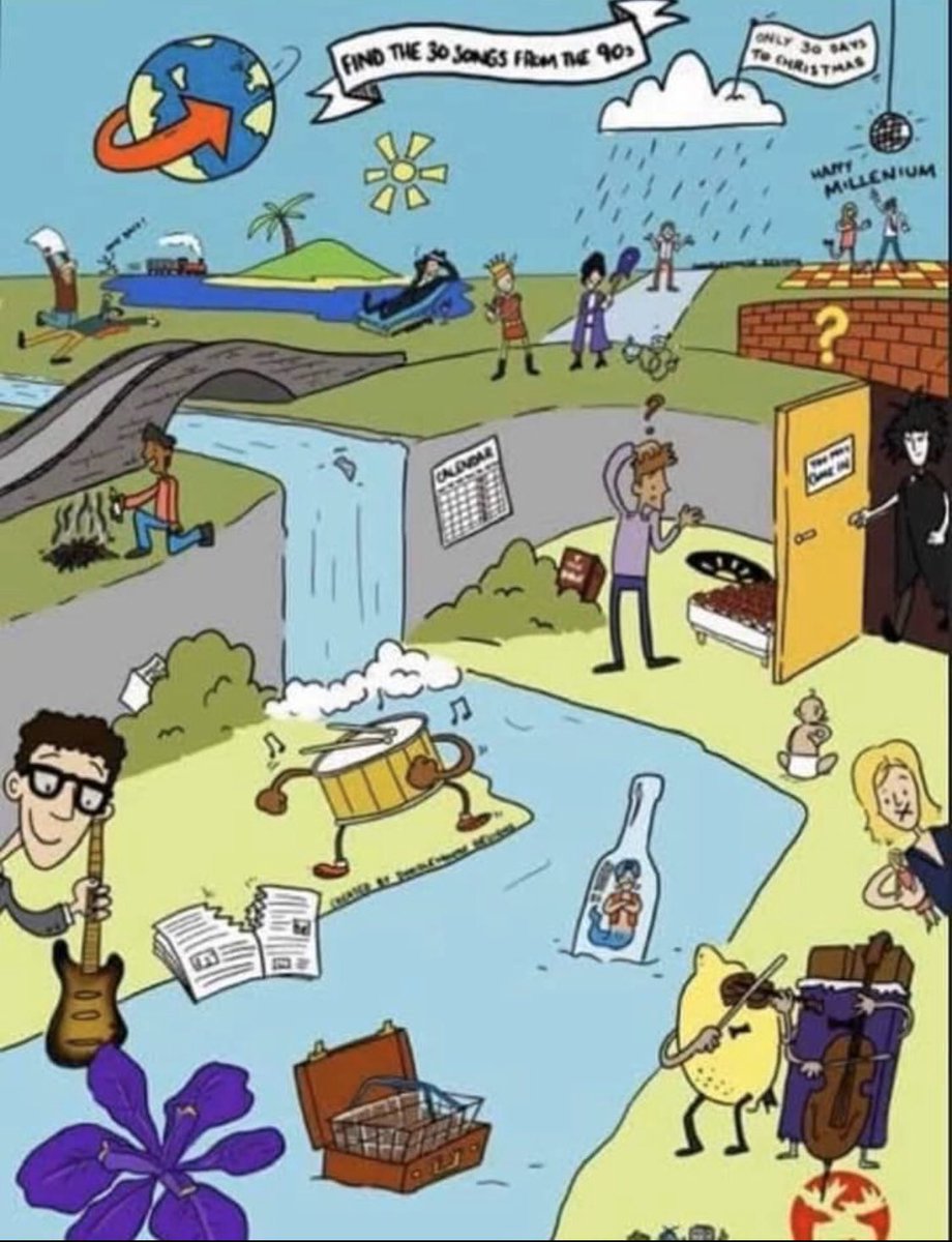 clairtravisty's tweet image. How many 90s song titles can you find in this pic? 

@RussWhiteBury cheers for the reminder 👍