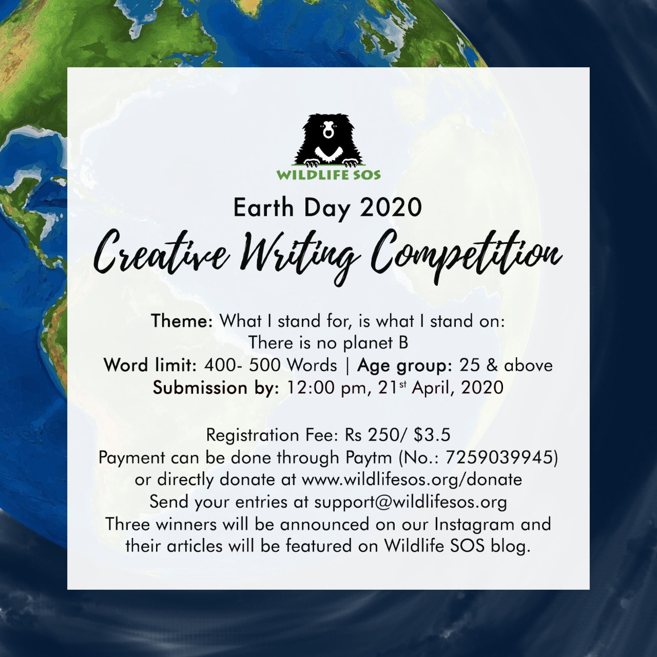 2020 Creative Writing Contest Winners