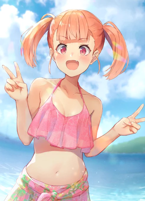 #あったかくなってきたから水着絵貼ろうぜ 