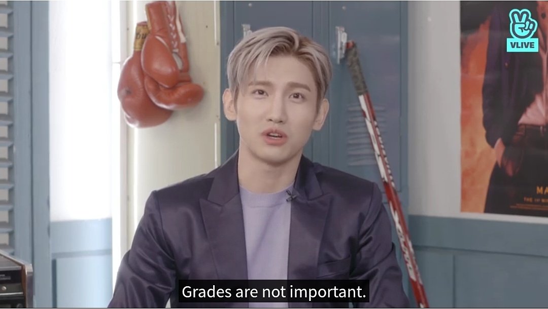 Since it's in the past, he chose to focus on her happiness instead of reprimanding her for making him her priority not her education. He was being considerate of her feelings while spitting out facts.  #TVXQ  #MAX_CHOCOLATE    #심창민의초콜릿_당도MAX  #당도MAX_최강창민초콜릿_D_1  #MAX  