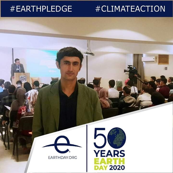 nawidsoofizada's tweet photo. On earth day 2020, I pledge to continue my advocacy for climate action and strive for raising public awareness.
#EarthDay
#earthdaynetwork
#climateaction
#earthpledge https://t.co/m6gmgoOsns