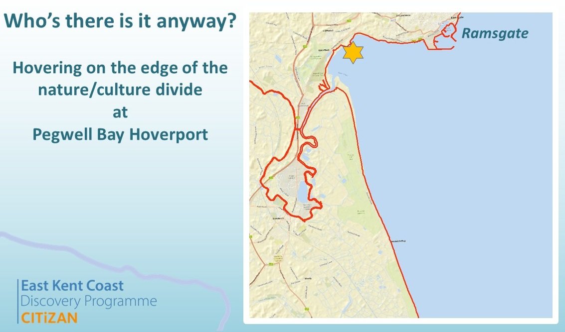 _LaraBand's tweet photo. 1/15 Thank you @EverydayElvis &amp; great paper @AAPiccini. Hello everyone. I’m presenting on work I've been doing as part of the @heritagefunduk supported #PublicArchaeology project @CITiZAN1, at the site of #PegwellBay Hoverport: a huge concrete apron on the #EastKentCoast #PMAC20 https://t.co/UHoExPPlVU