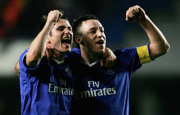 “In my opinion the best centre-half in world football for a long time. I think you could’ve taken John for granted, having someone that good behind you, and he’d often play on the left side directly behind me." Frank Lampard.1/2