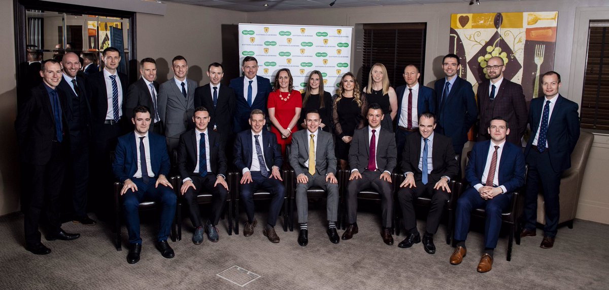 Congratulations to <a href="/ScottishFutsal/">Scottish Futsal</a> officials Gordon McCabe &amp; Vikki Robertson who earlier this year were presented with their FIFA badges for 2020 alongside Scotland’s other international referees ...

1/2