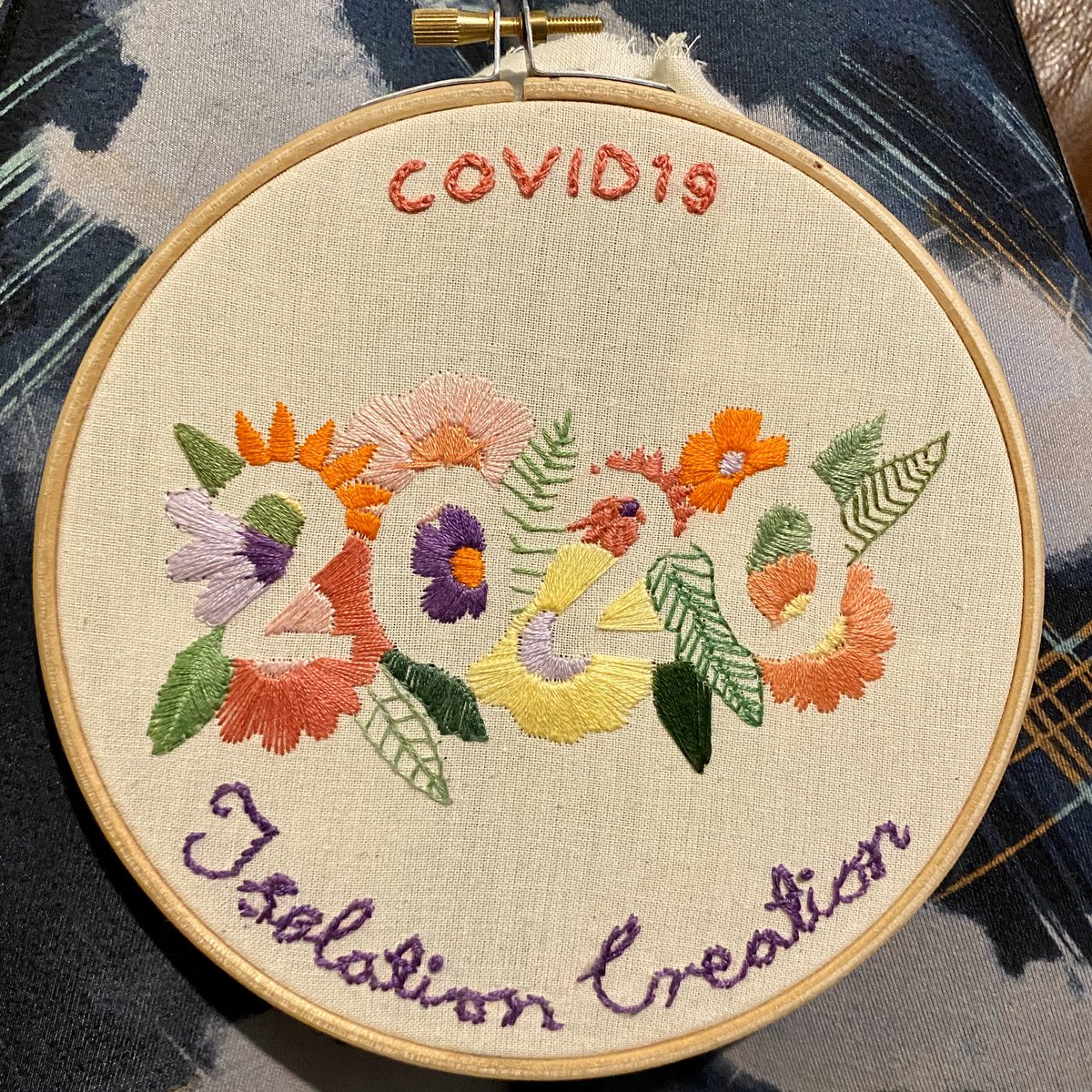 Type1Elle's tweet photo. @_diabetes101 @t1st_ar I’ve been learning to embroider whilst the country is on lockdown https://t.co/rvuv0PguYF