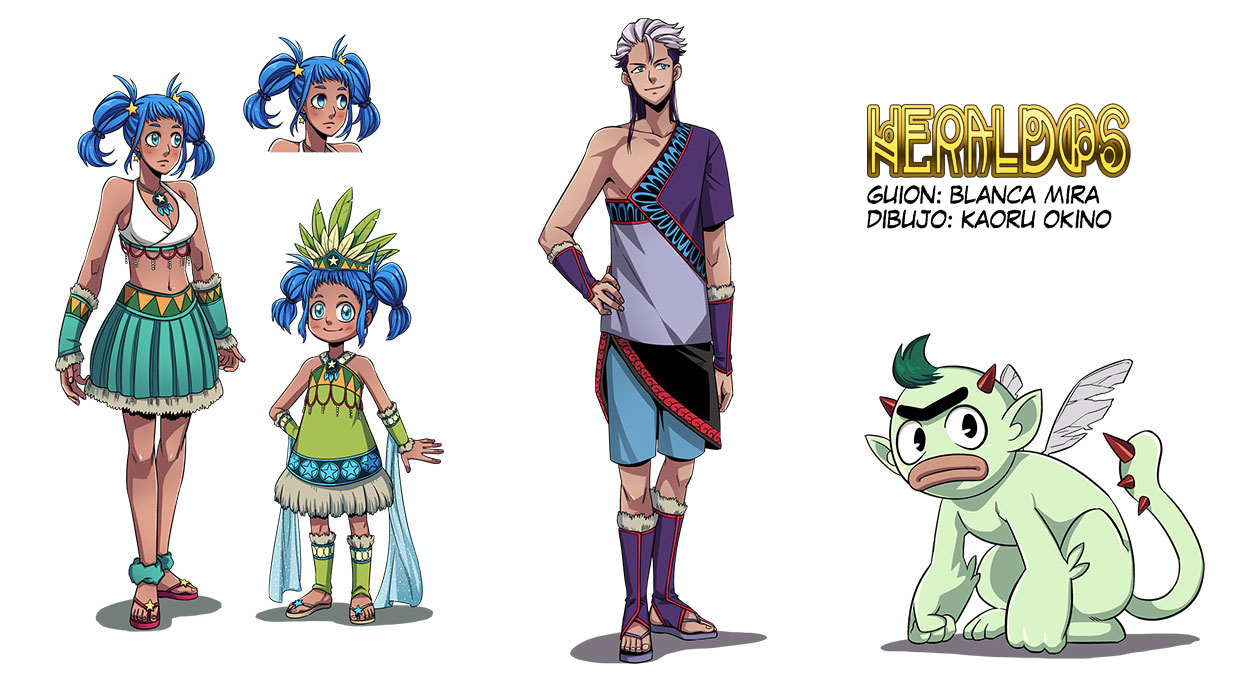 NormaEdManga on "Nuestro concurso de #HeraldosNorma se acerca a su final⌛️ 👉Participa dibujando tu propio OC o un fanart de los personajes de HERALDOS🌟 🏆El premio se compone 50€
