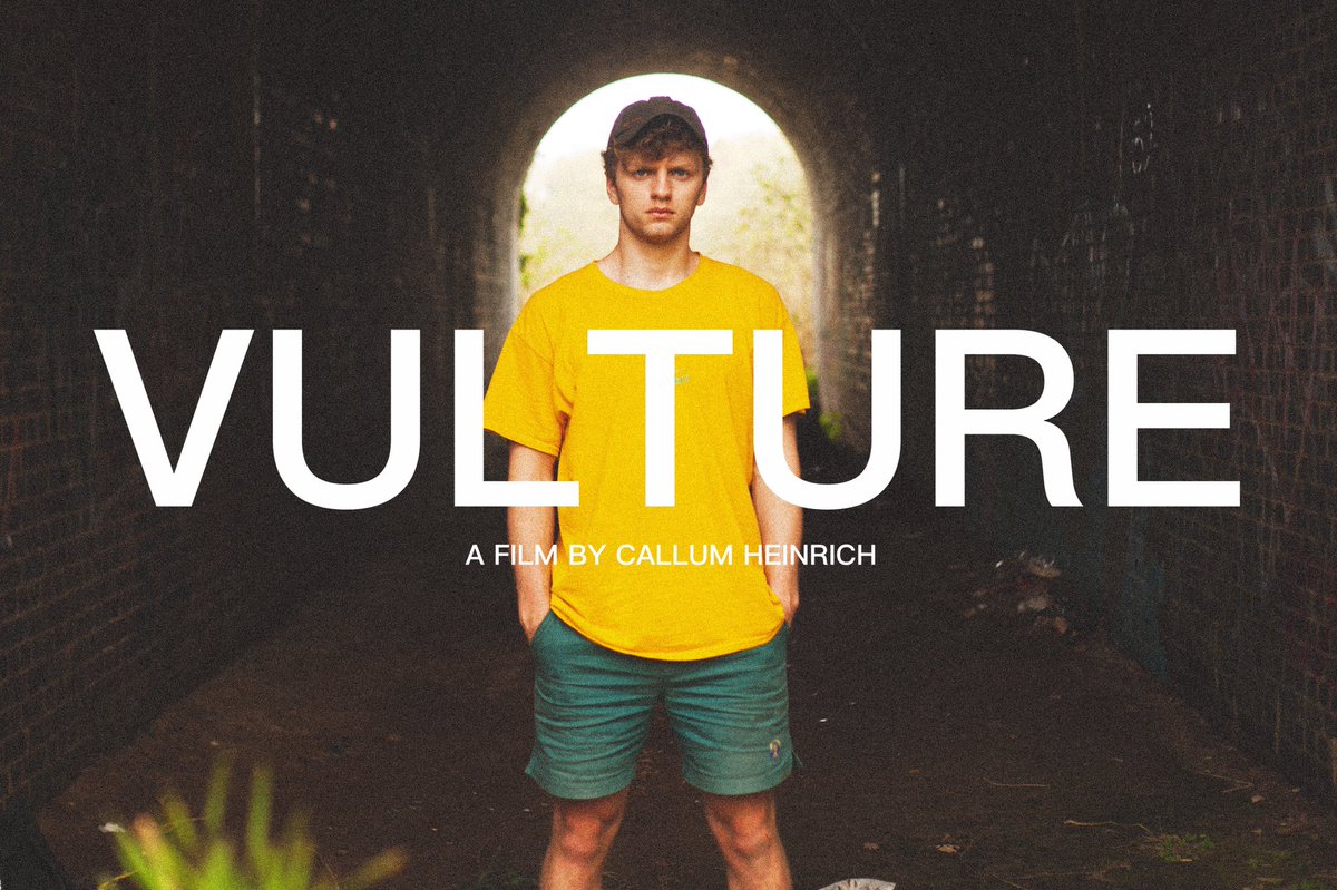 CallumHeinrich's tweet photo. VULTURE | A short film by Callum Heinrich
-

https://t.co/ZSCNdjL8do

-

I convinced, filmed, performed and edited my first full short film over 10 days and I’m really proud of the finish product! Please enjoy and share if you can! 
#coldbeans https://t.co/0a4d6b95L1