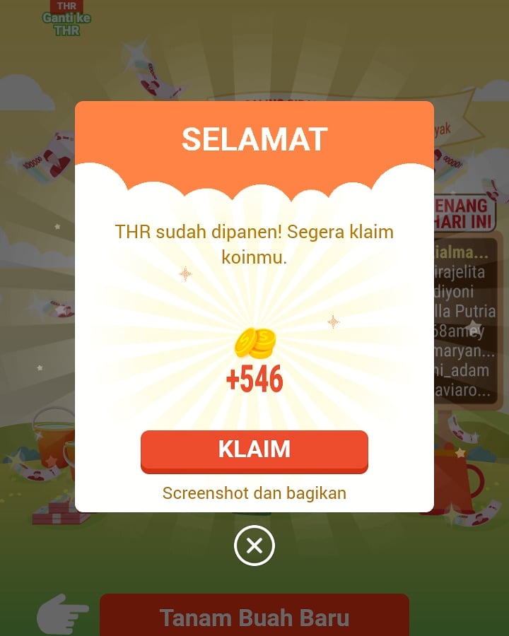 ansa_irena's tweet photo. yuhuuu pnen lgi, bismillah @ShopeeID #ShopeeTanamTHR10M https://t.co/eBUc3Fvlju
