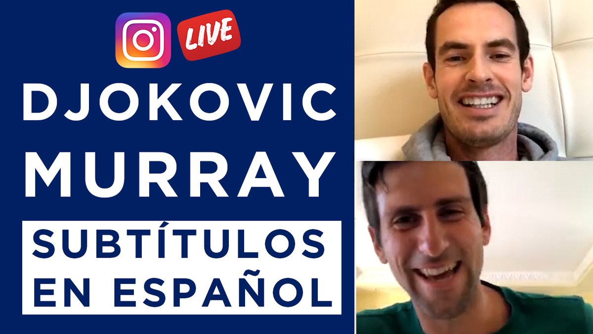 VentajaTenis's tweet photo. ¿Te perdiste el reencuentro entre @DjokerNole y @andy_murray por Instagram Live? 🤔

A continuación, armamos un hilo con los declaraciones más destacadas de esta imperdible charla. 🙌

¡Y lo vas a poder seguir con subtítulos en español! 💥 https://t.co/rMIZOpjp8H
